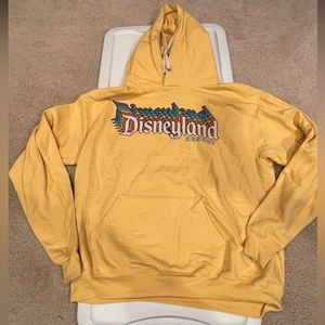 Yellow Disneyland hoodie